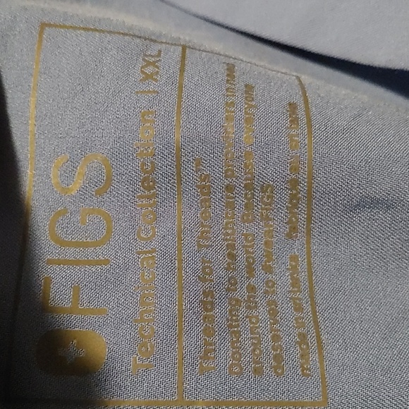 Figs Leon Scrub Top Sz.XXL Blue - Picture 6 of 7